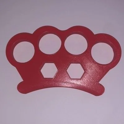 Mẫu in 3D Knuckle Dusters (Tay đấm gấu) thiết kế công thái học
