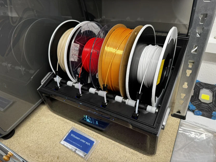 Bộ chuyển đổi vòng đệm 3D cho cuộn nhựa 195mm dùng trên Creality CFS - Image 2