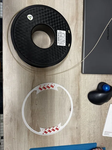 Bộ chuyển đổi vòng đệm 3D cho cuộn nhựa 195mm dùng trên Creality CFS - Image 3