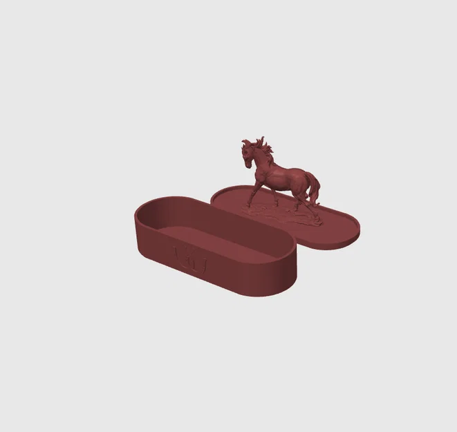 Hộp Đựng Trang Sức Hình Ngựa 3D Độc Đáo - Image 2