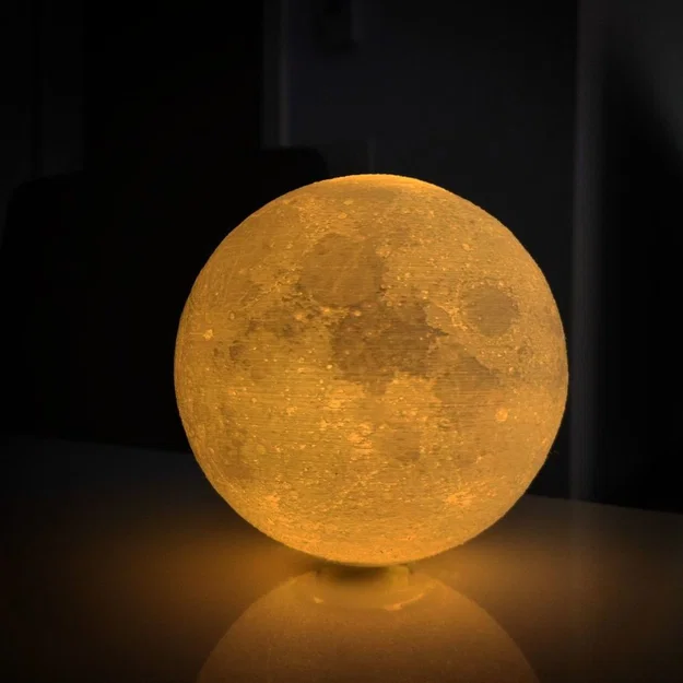 Đèn Mặt Trăng NASA kèm giá để nến Tealight - Image 1