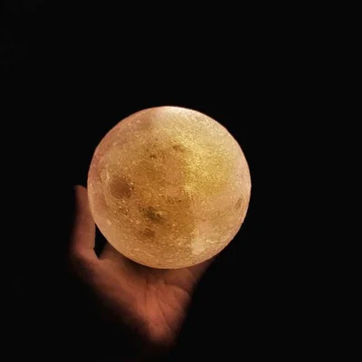 Đèn Mặt Trăng NASA kèm giá để nến Tealight