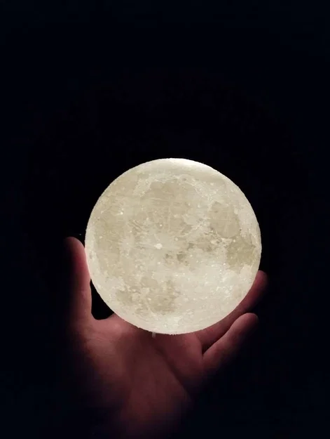 Đèn Mặt Trăng NASA kèm giá để nến Tealight - Image 3