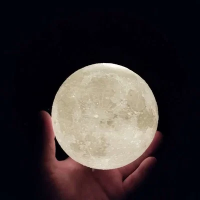 Đèn Mặt Trăng NASA kèm giá để nến Tealight