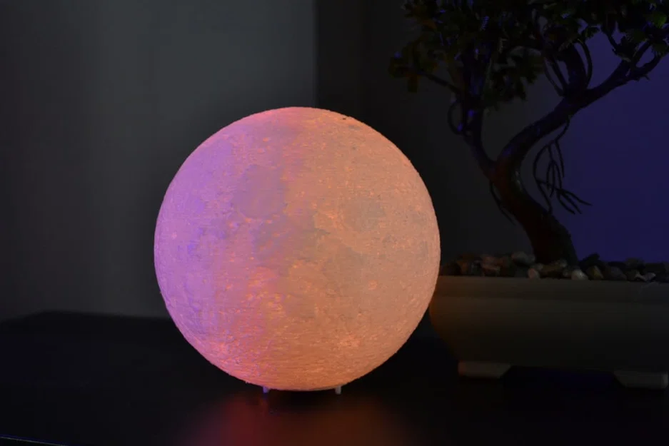 Đèn Mặt Trăng NASA kèm giá để nến Tealight - Image 5