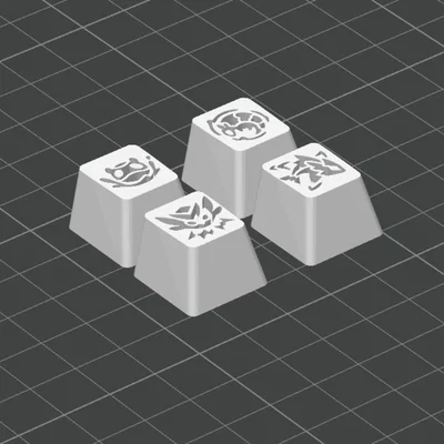Bộ Keycaps Gekko Valorant (Nhiều thiết kế - Đa dạng mẫu mã)