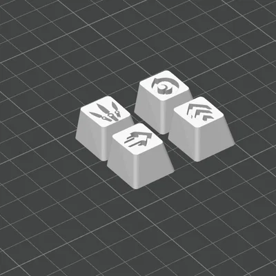 Bộ Keycap Jett Valorant (Nhiều thiết kế - Biến thể)