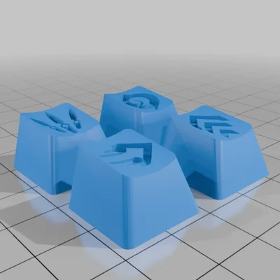 Bộ Keycap Jett Valorant (Nhiều thiết kế - Biến thể) 6