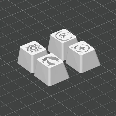 Bộ Keycap Reyna Valorant (Nhiều Thiết Kế & Biến Thể)