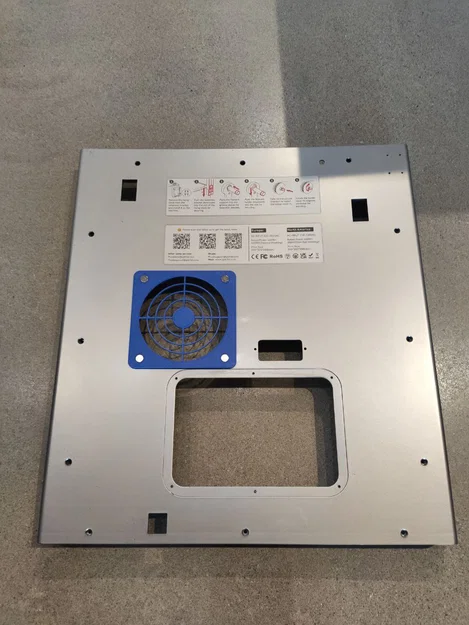 Bộ chuyển đổi quạt 120mm và ống thông gió hông cho Qidi Plus 4 - Image 3