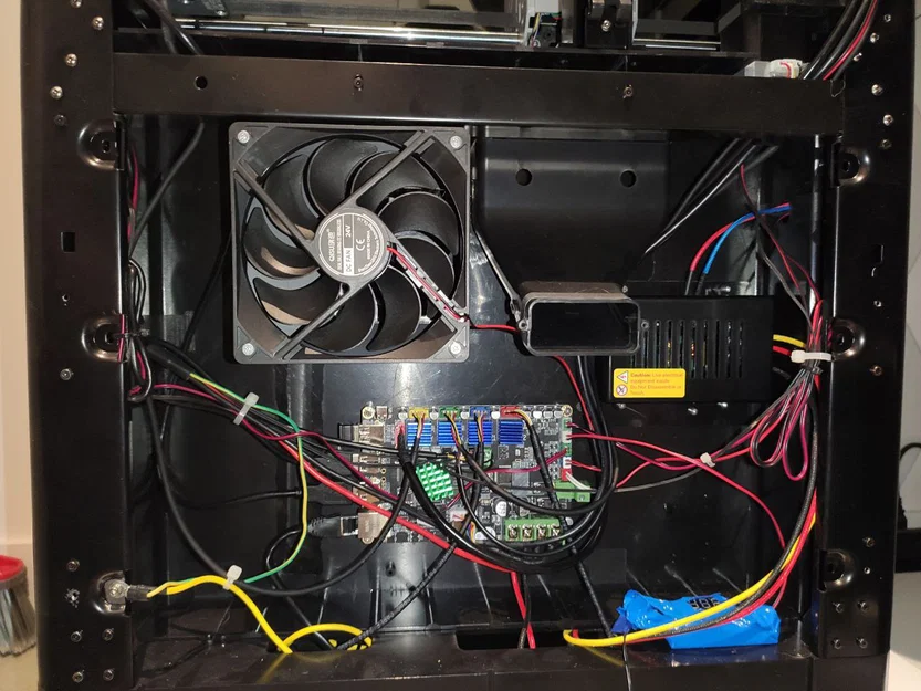 Bộ chuyển đổi quạt 120mm và ống thông gió hông cho Qidi Plus 4 - Image 4