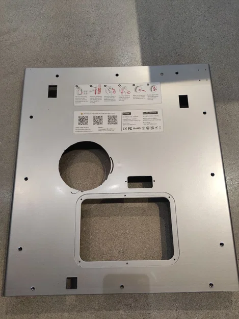 Bộ chuyển đổi quạt 120mm và ống thông gió hông cho Qidi Plus 4 - Image 6