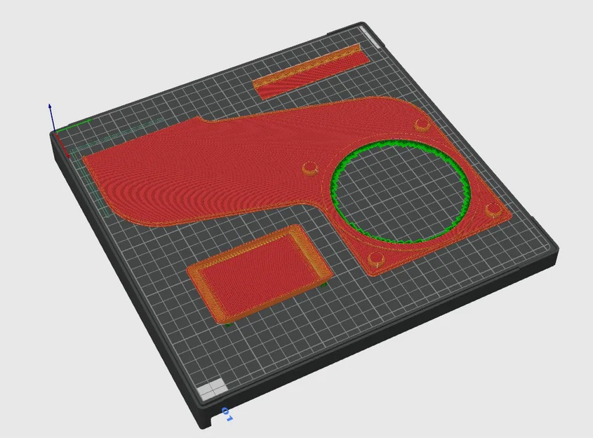 Bộ chuyển đổi quạt 120mm và ống thông gió hông cho Qidi Plus 4 - Image 15
