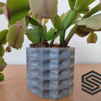 Chậu hoa hình khối Geometric - Thiết kế Vase mode