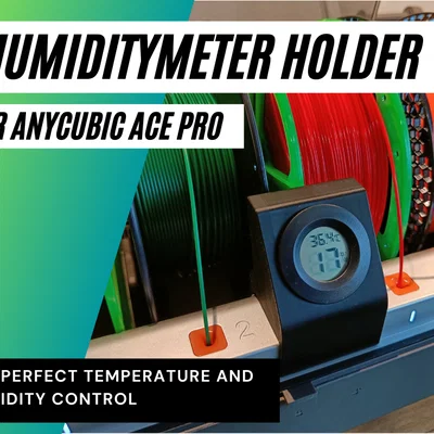 Giá đỡ đồng hồ đo độ ẩm cho Anycubic ACE Pro