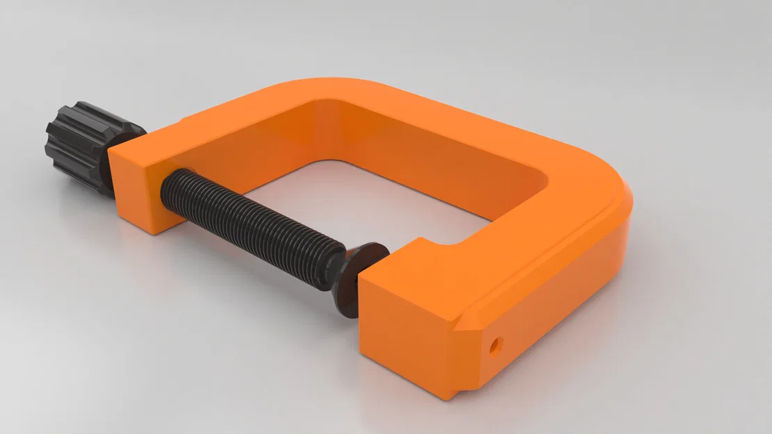 C-clamp (Kẹp chữ C) in 3D bền chắc - Image 1