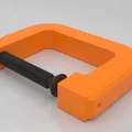 C-clamp (Kẹp chữ C) in 3D bền chắc - Thumbnail 1