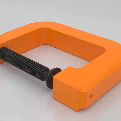 C-clamp (Kẹp chữ C) in 3D bền chắc