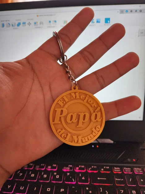 Móc Khóa Quà Tặng Ngày Của Cha Đẹp Mắt Tự In 3D - Image 1