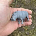 Mô hình Gia đình hà mã (Hippo family) đáng yêu - Thumbnail 3