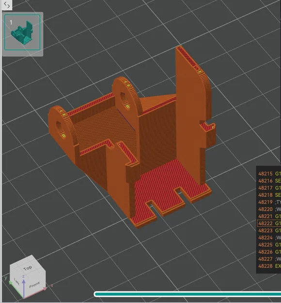 Giá đỡ xích cáp tối giản cho máy in 3D Sovol SV08 - Image 3
