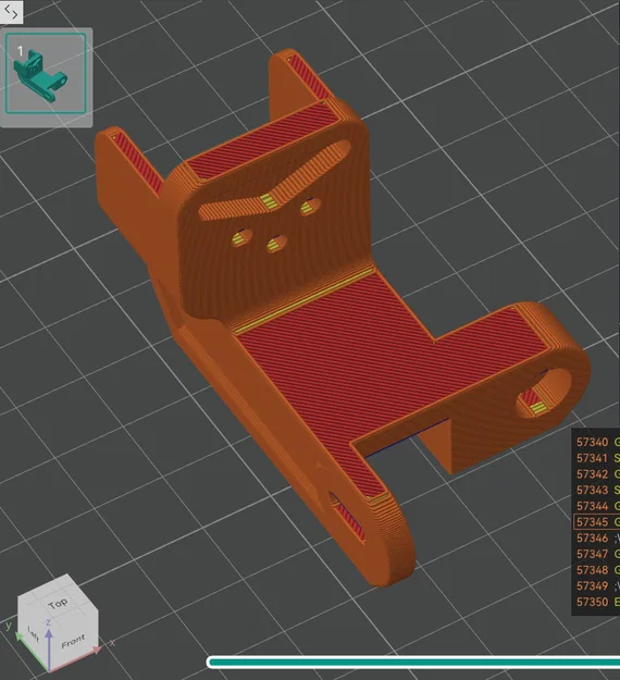 Giá đỡ xích cáp tối giản cho máy in 3D Sovol SV08 - Image 4