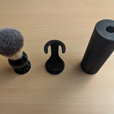 Hộp đựng cọ cạo râu du lịch kèm giá đỡ V2 (có thể tùy chỉnh)