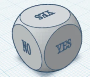 Xúc xắc quyết định 'Yes or No' - Mẫu in 3D giải trí cực vui - Image 1