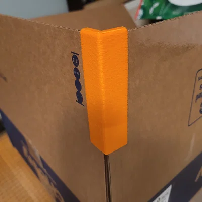 Đầu nối góc thùng carton 3D - Giải pháp gia cố trạm phun sơn cực tiện