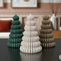 Cây thông Noel gợn sóng (có thể gắn đèn tealight) - Thumbnail 1