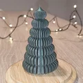 Cây thông Noel gợn sóng (có thể gắn đèn tealight) - Thumbnail 2