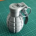 Mô hình lựu đạn cầm tay Handgrenade in 3D sắc nét - Thumbnail 2