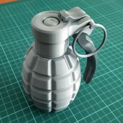 Mô hình lựu đạn cầm tay Handgrenade in 3D sắc nét
