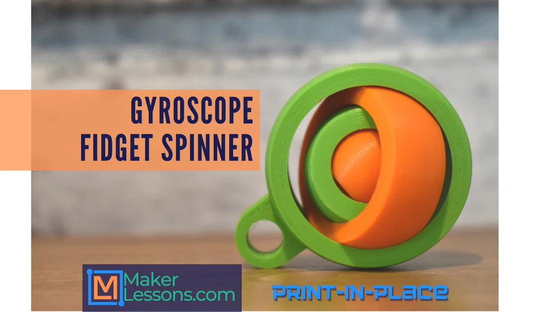 Gyro Fidget Spinner - Con xoay con quay hồi chuyển - Image 1
