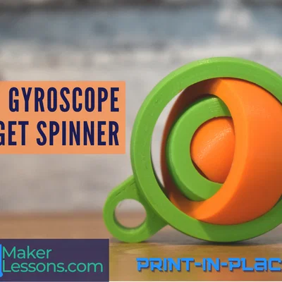 Gyro Fidget Spinner - Con xoay con quay hồi chuyển