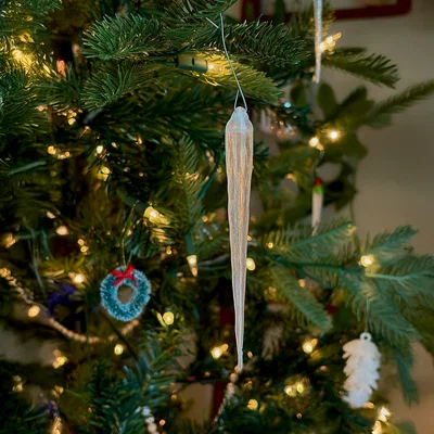 Icicle Ornament Vase Mode - Vật trang trí hình bông tuyết in Vase Mode