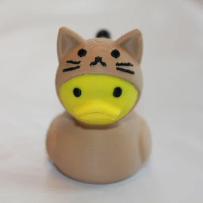 Mô hình 3D Cat Duck - Chú mèo vịt trang trí siêu đáng yêu