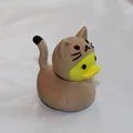 Mô hình 3D Cat Duck - Chú mèo vịt trang trí siêu đáng yêu - Thumbnail 4