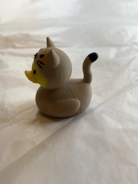 Mô hình 3D Cat Duck - Chú mèo vịt trang trí siêu đáng yêu - Image 6