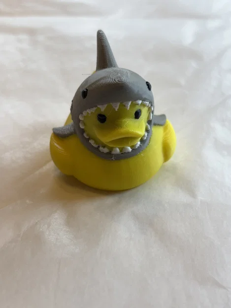 Mô hình Shark Duck trang trí bàn làm việc cực đáng yêu - Image 5