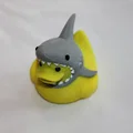 Mô hình Shark Duck trang trí bàn làm việc cực đáng yêu - Thumbnail 6