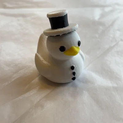 Mô hình chú vịt tuyết Frosty (Frosty the Snow Duck) trang trí Noel