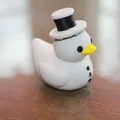 Mô hình chú vịt tuyết Frosty (Frosty the Snow Duck) trang trí Noel - Thumbnail 3