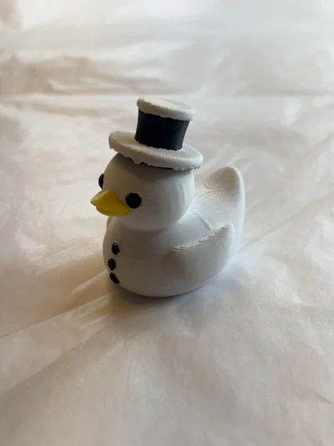 Mô hình chú vịt tuyết Frosty (Frosty the Snow Duck) trang trí Noel - Image 4