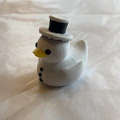 Mô hình chú vịt tuyết Frosty (Frosty the Snow Duck) trang trí Noel