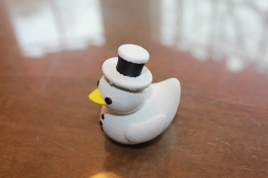 Mô hình chú vịt tuyết Frosty (Frosty the Snow Duck) trang trí Noel - Image 5