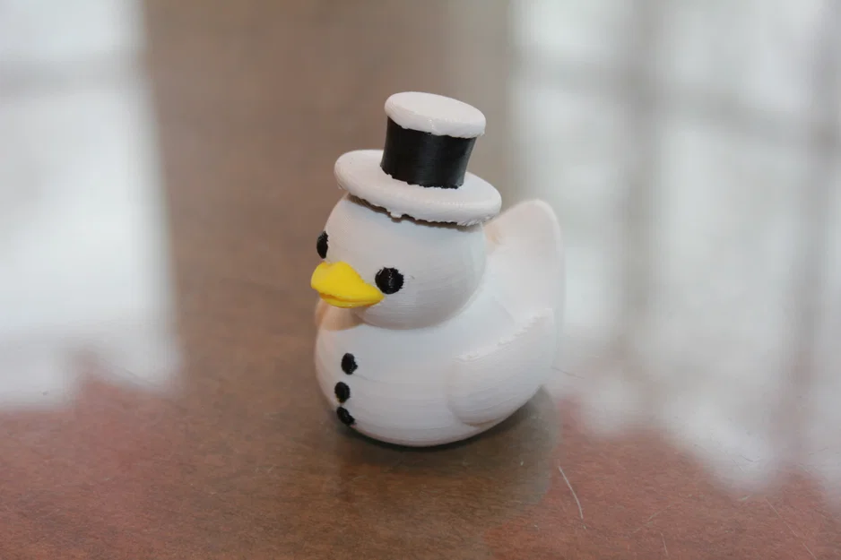 Mô hình chú vịt tuyết Frosty (Frosty the Snow Duck) trang trí Noel - Image 6