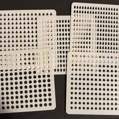 Khuôn tạo hình kẹo Sprinkle (Sprinkle maker template)