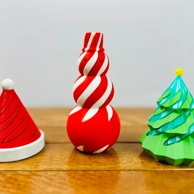 Bộ Sưu Tập Spiral Fidget Chủ Đề Giáng Sinh Độc Đáo