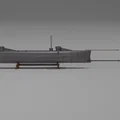 Mô hình tàu ngầm H.L. Hunley (CSS Hunley) - Thumbnail 1